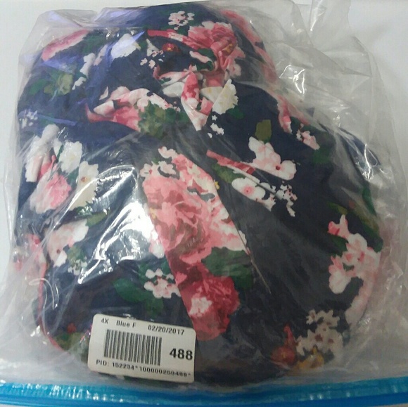 Modcloth Breezier Said Than Dress Midnight Blue 4X - Picture 2 of 2